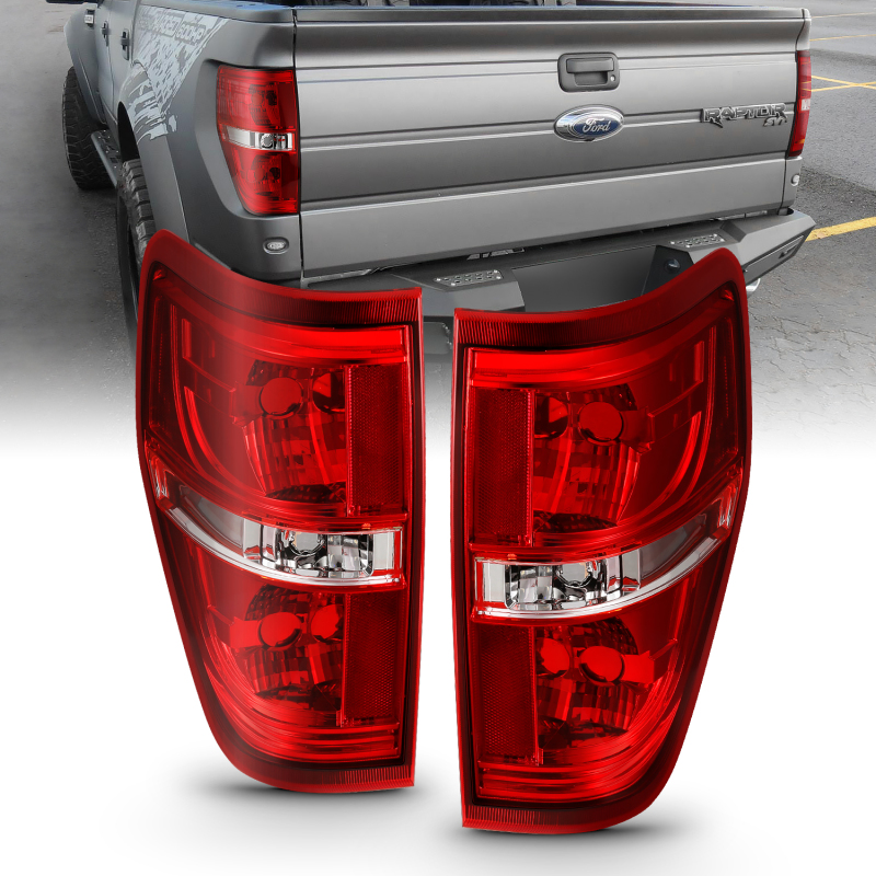 Anzo 311299 Tail Light Assembly Red/Clear Lens Pair NEW