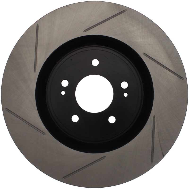 StopTech 126.46076SR Sport Slotted Brake Rotor For 08-15 Mitsubishi Lancer