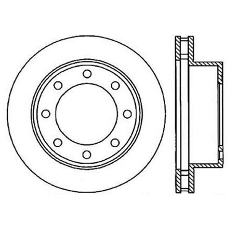 StopTech 126.65086SR Sport Slotted Brake Rotor For 00-05 Ford Excursion