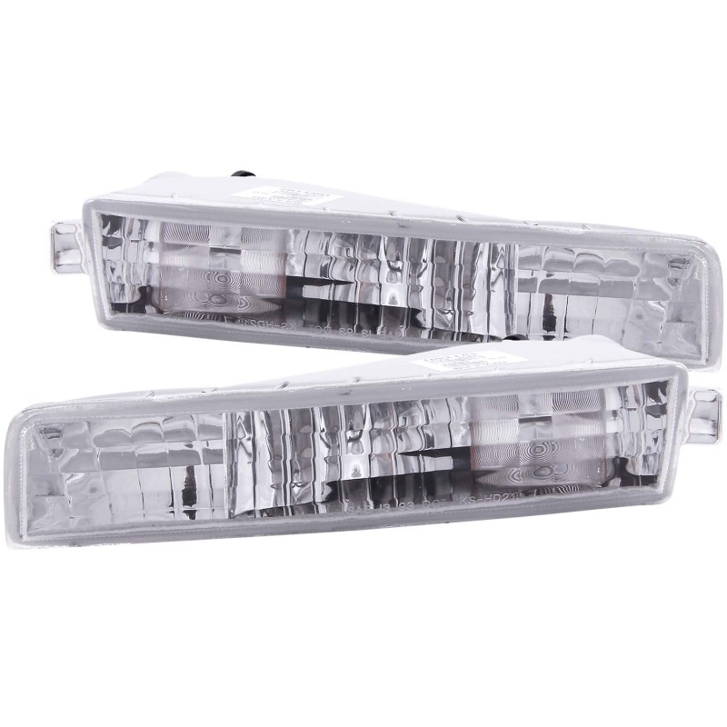 Anzo 511012 Parking Turn Signal Light Lamp Chrome Clear for 1997-2001 Prelude
