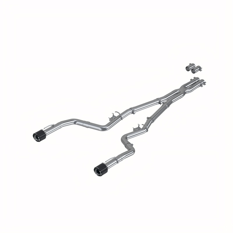 MBRP S71183CF 3" Race Profile Cat-Back w/Dual Carbon Fiber Tips T304 Exhaust NEW