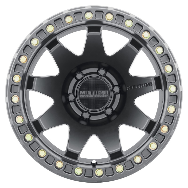 Method MR108 17x9 -44mm Offset 6x5.5 106.25mm CB Matte Black w/BH-H24125-38 Wheel - MR10879060544B