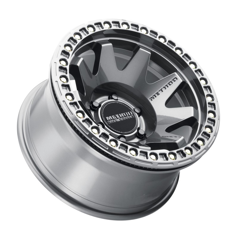 Method MR108 17x9 -44mm Offset 6x5.5 106.25mm CB Gloss Titanium w/BH-H24125-38 Wheel - MR10879060844B
