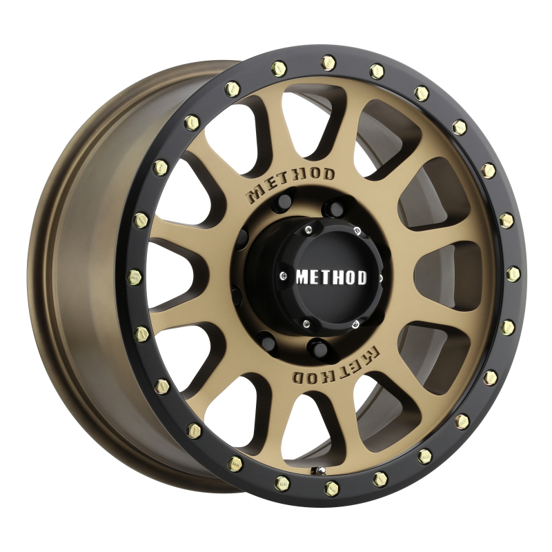 Method MR305 NV 20x10 -18mm Offset 8x6.5 130.81mm CB Method Bronze/Black Street Loc Wheel - MR30521080918N