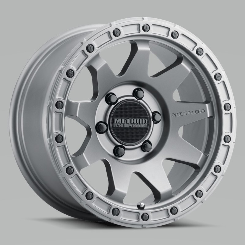 Method Race MR31778516800 17x8.5 0mm Offset 6x135 87mm CB Matte Titanium Wheel