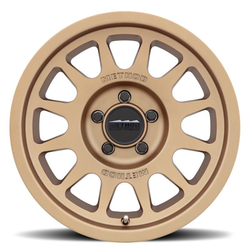 Method Race MR70378550900 17x8.5 0mm Offset 5x5 71.5mm CB Method Bronze Wheel