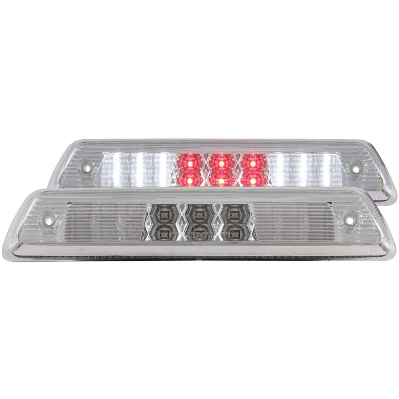 Anzo 531072 Third Brake Light Assembly, LED, Clear Lens, Chrome Housing