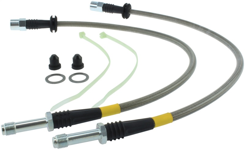 Stoptech 950.34005 FRONT Stainless Steel Brake Lines (hose)