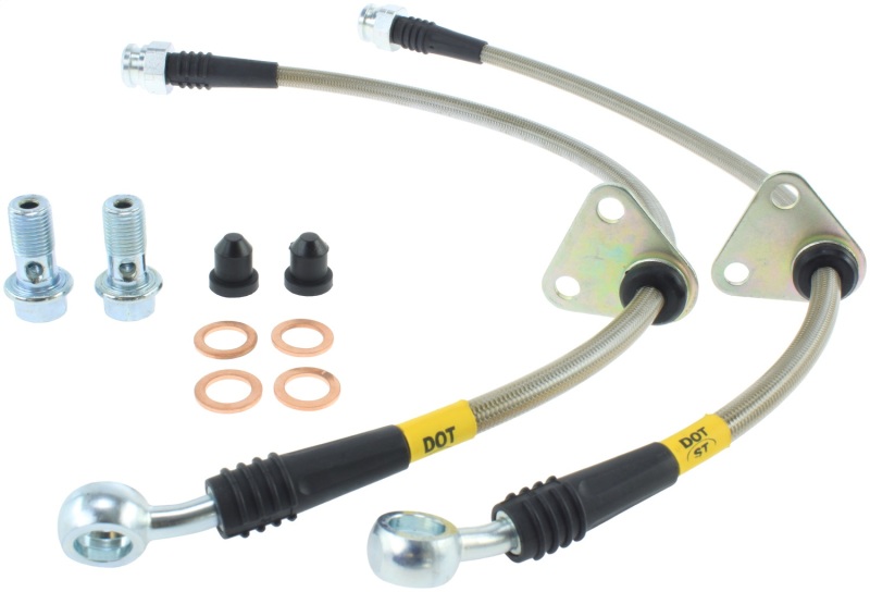 StopTech 950.40506 Stainless Steel Brake Line Kit For 00-05 Honda S2000