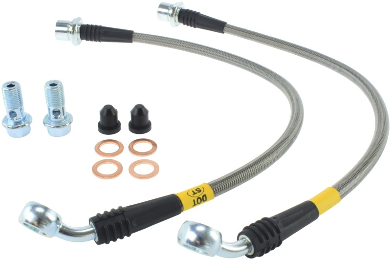 StopTech 950.44003 Stainless Steel Brake Line Kit For 06 Lexus GS430