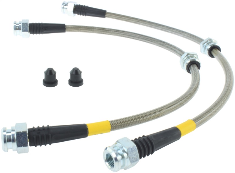 StopTech 950.45001 Stainless Steel Brake Line Kit For 93-95 Mazda RX-7