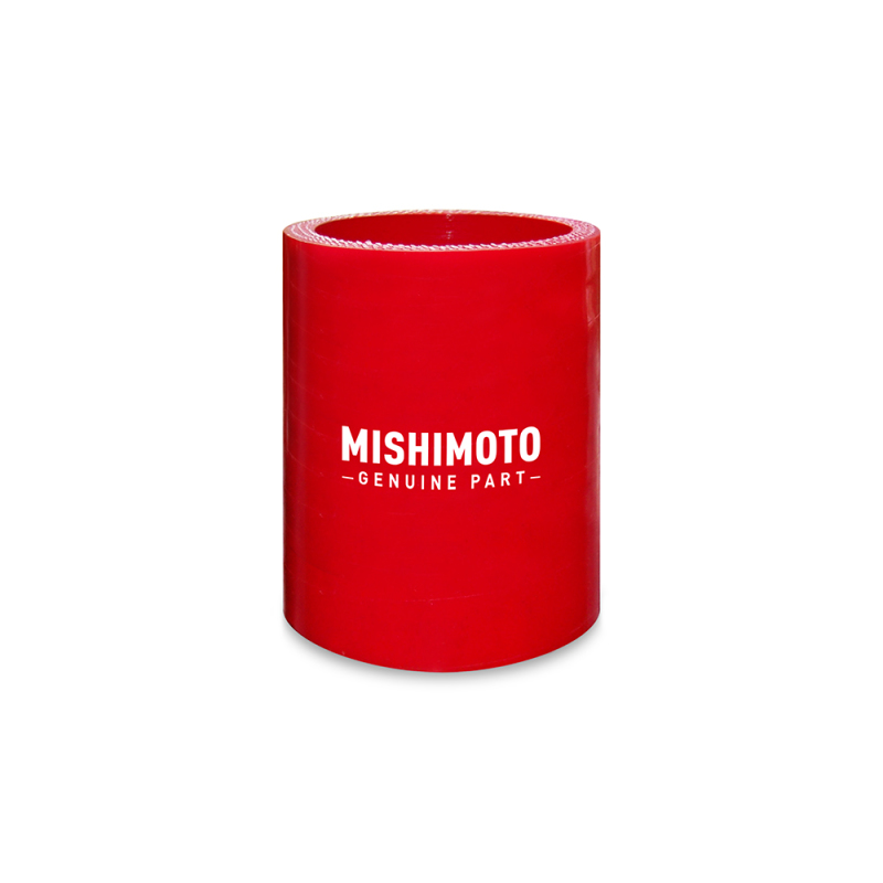 Mishimoto 4 Inch Straight Coupler - Red - MMCP-4SRD