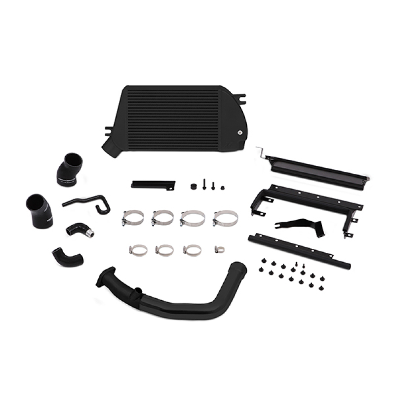 Mishimoto 2015 Subaru WRX Top-Mount Intercooler Kit - Powder Coated Black & Black Pipes - MMTMIC-WRX-15BBK