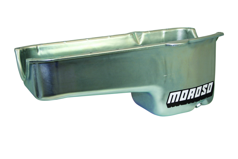 Moroso 20181 Oil Pan; Pass. Dipstick For SBC