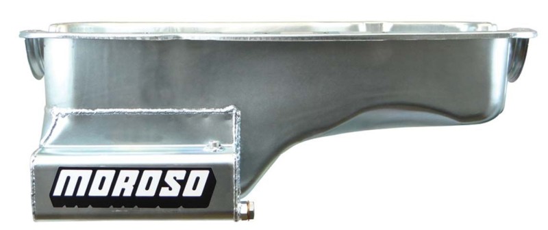 Moroso 20507 Engine Oil Pan Street/Strip Front Sump 7 qt 8in Deep Dipstick Kit