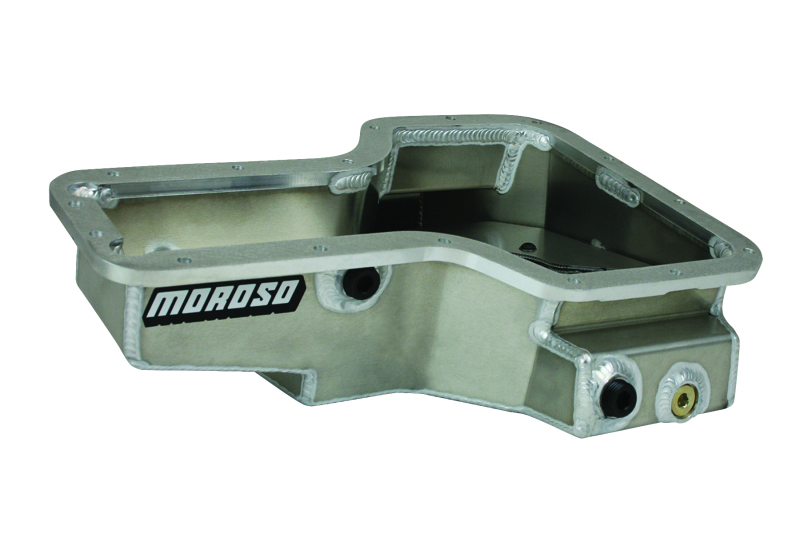 Moroso 20970 Engine Oil Pan Street/Strip Deep Sump 6 qt Stock Depth 1/2in NPT