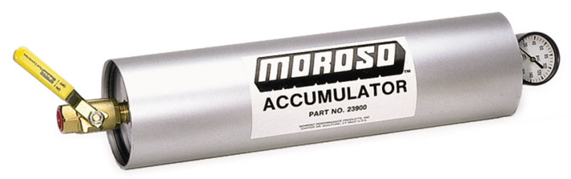 Moroso 23900 Oil Accumulator 3 qt Capacity -1/8 x 4-1/4in 1/2in NPT Fitting