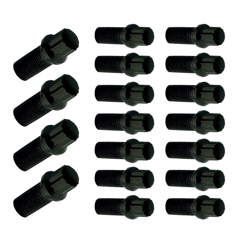 Moroso Chevrolet Small Block Oil Pan Bolts - Set of 18 - 38551