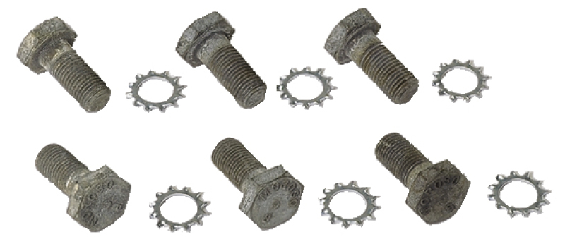 Moroso Chevrolet V8/90 Degree V6 Flywheel Bolts - Steel - 6 Pack - 38755