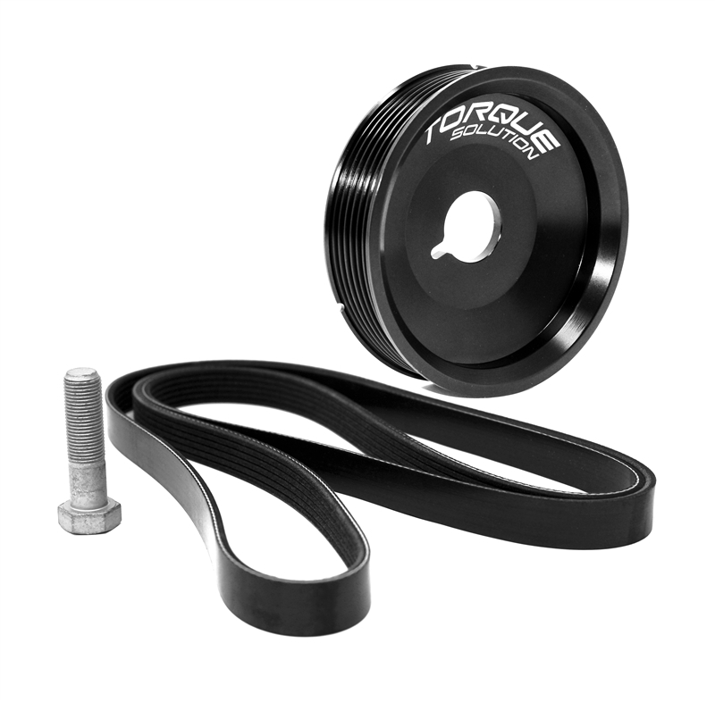 Torque Solution POR-458AC Underdrive Crank Pulley Kit For Porsche Boxster