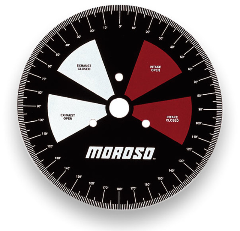 Moroso 62190 Degree Wheel - 11" Dia - Steel - Silk Screen - Kit