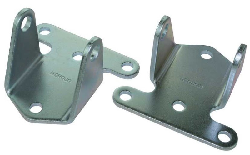 Moroso Chevrolet Big Block/Small Block Motor Mounts - 2-1/8in x 2-3/8in x 3/16in - Steel - 2 Pack - 62510