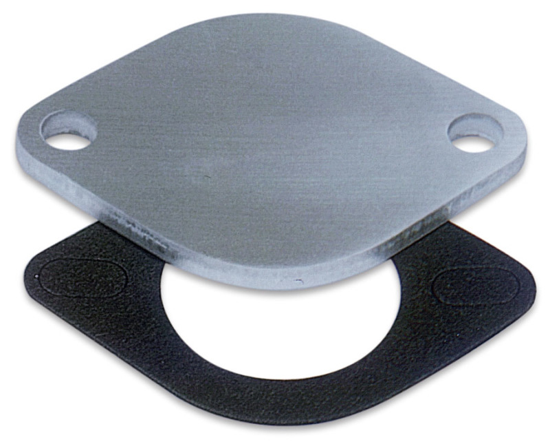 Moroso Chevrolet V8/90 Degree V6 Waterneck Block-Off Plate - 1/2in - Aluminum - 63471