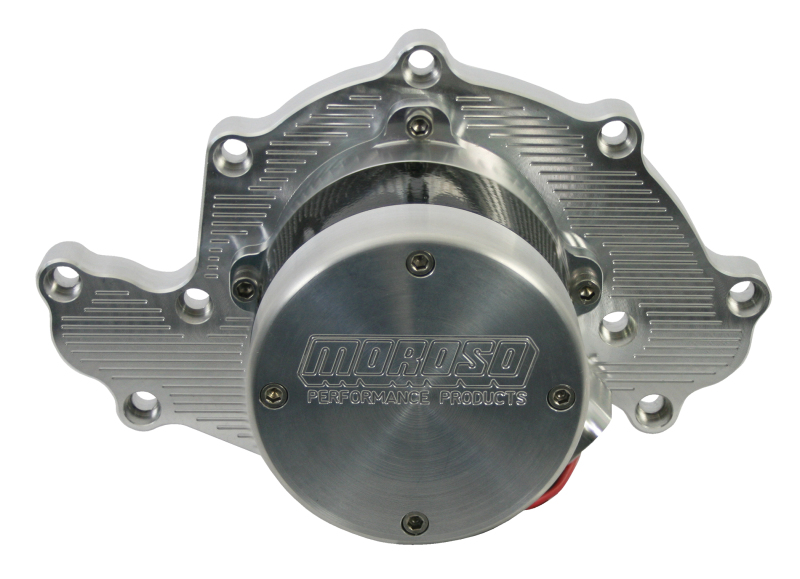 Moroso 63585 Water Pump Electric 30-37 gpm Billet Alum For Short Block Ford