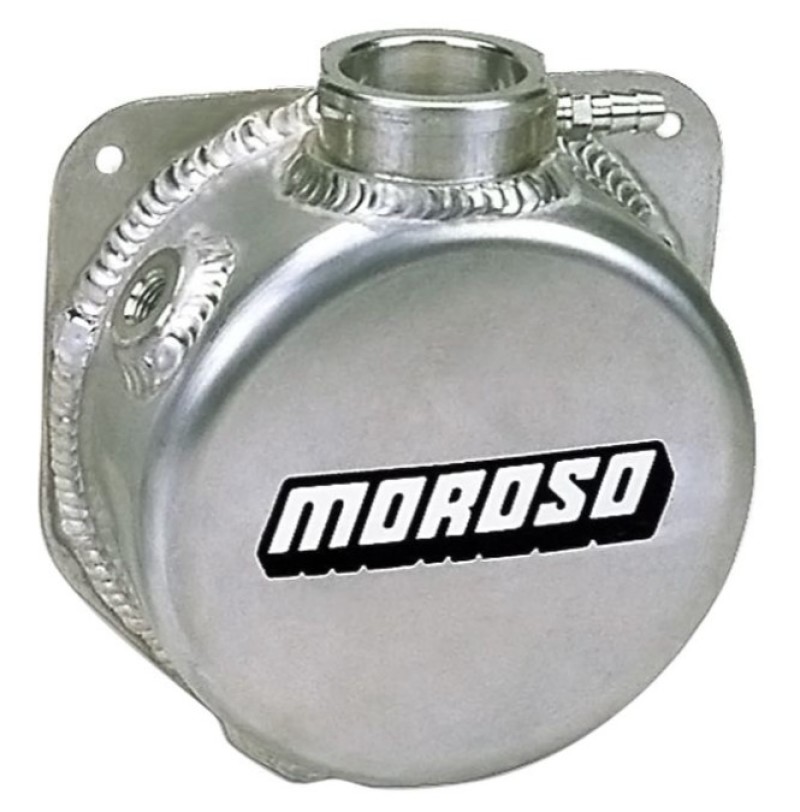 Moroso 63650 Overflow Tank 1.5 qt. Round Aluminum Natural