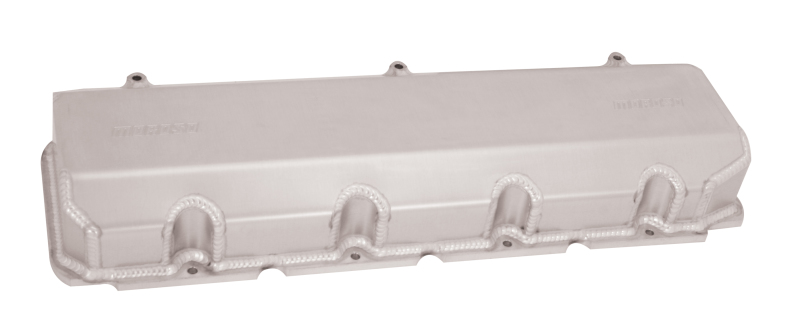 Moroso 68455 Valve Cover Short 3in H Billet Rail Fabricated Aluminum Natural