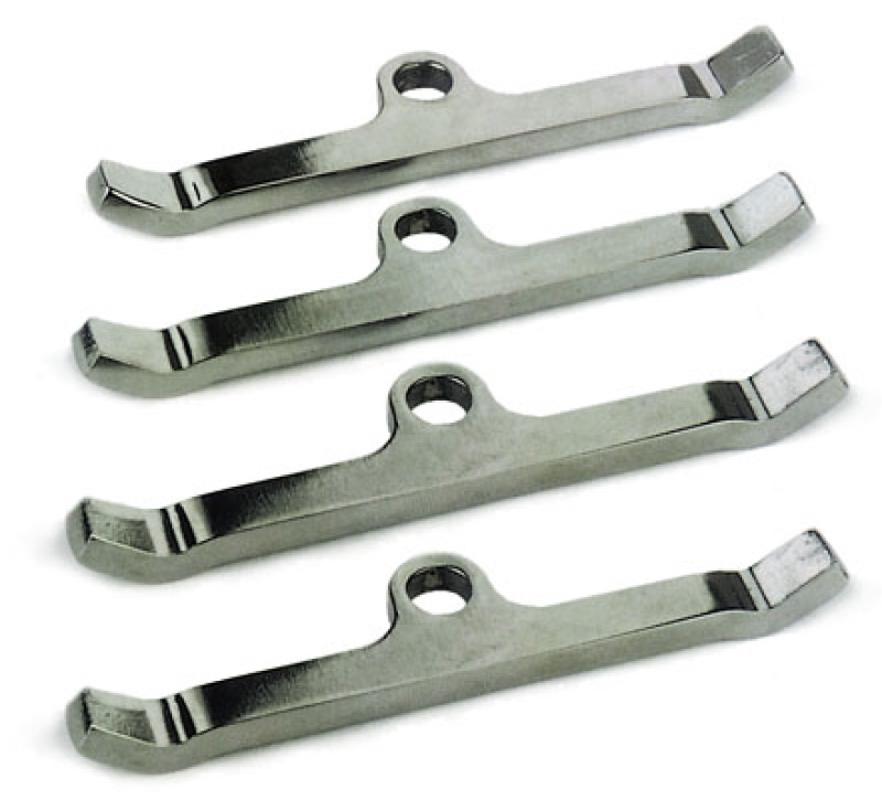 Moroso Ford Valve Cover Hold Downs - Steel - Chrome Plated - Set of 4 - 68519