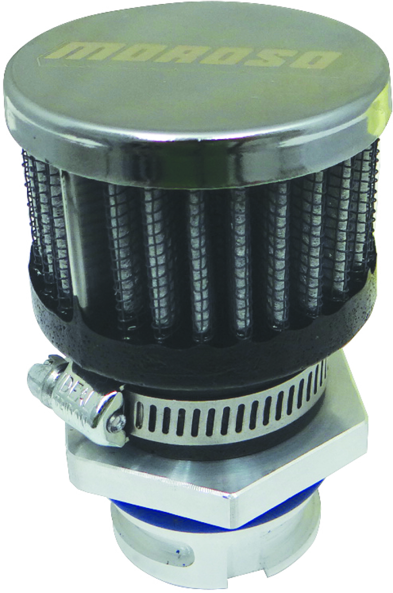 Moroso 68840 Valve Cover, Breather Kit For GM LS Double Tab Valve Cover