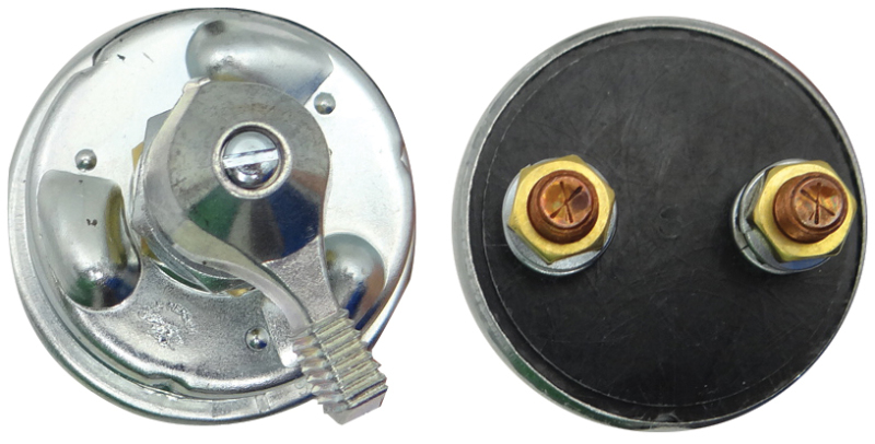 Moroso 74100 Battery Disconnect; Rotary Switch; Panel Mount; 125 amp; 6-36V