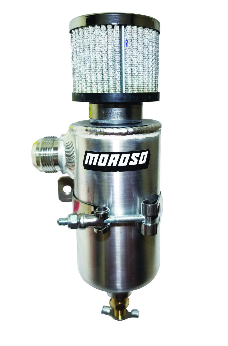 Moroso 85475 Overflow Tank Dry Sump Breather 1 qt.
