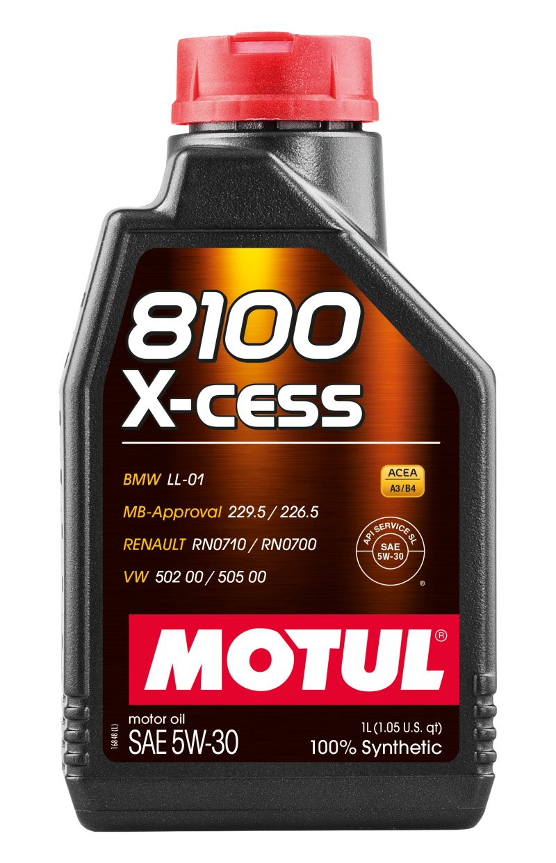 Motul Synthetic Engine Oil 8100 5W30 X-CESS 1L - 108944