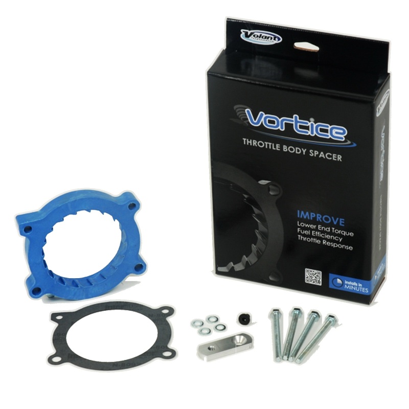 VOLANT 725253 Throttle Body Spacer Air Intake For 07-09 Chevrolet Avalanche 1500