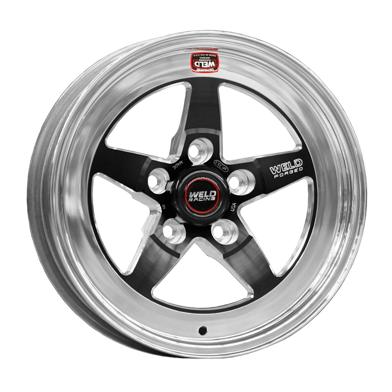 Weld Racing 71MB-510A65A S71 15"x10" Wheel - Black Center - Polished Shell NEW