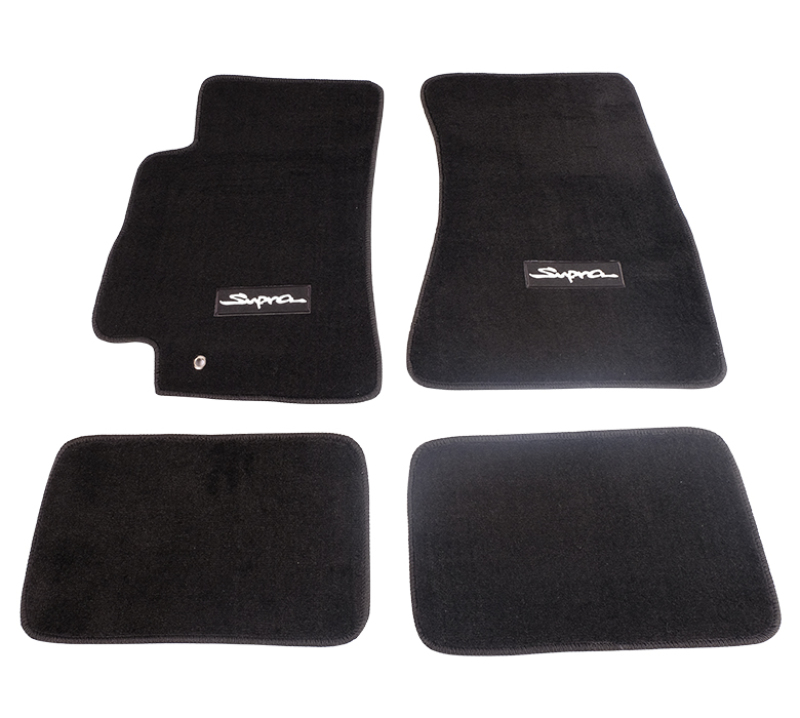 NRG Innovations FMR-300 Floor Mats Supra Logo 4-Piece For 1996-2002 Toyota Supra