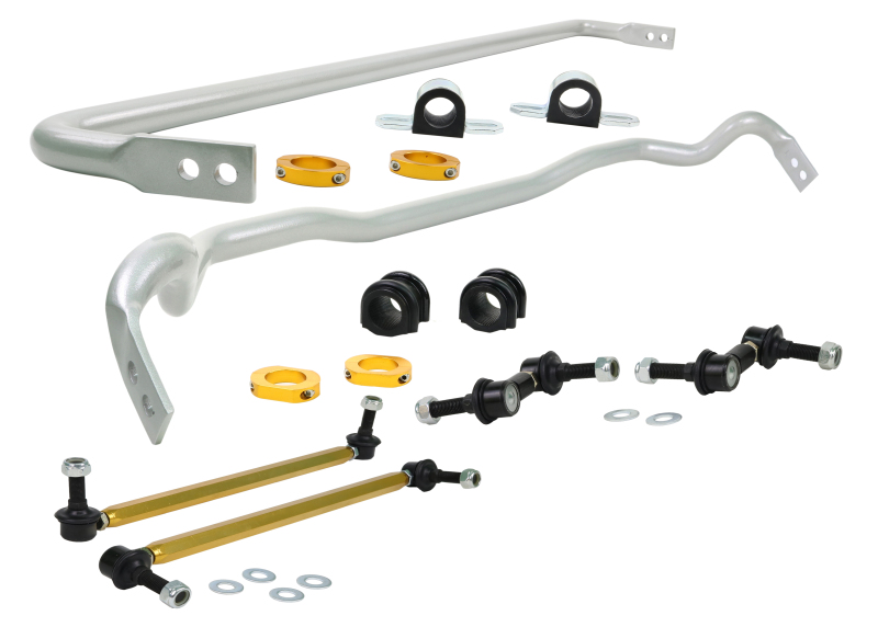 Whiteline BHK016M Front and Rear Sway Bar Kit; For Hyundai Genesis