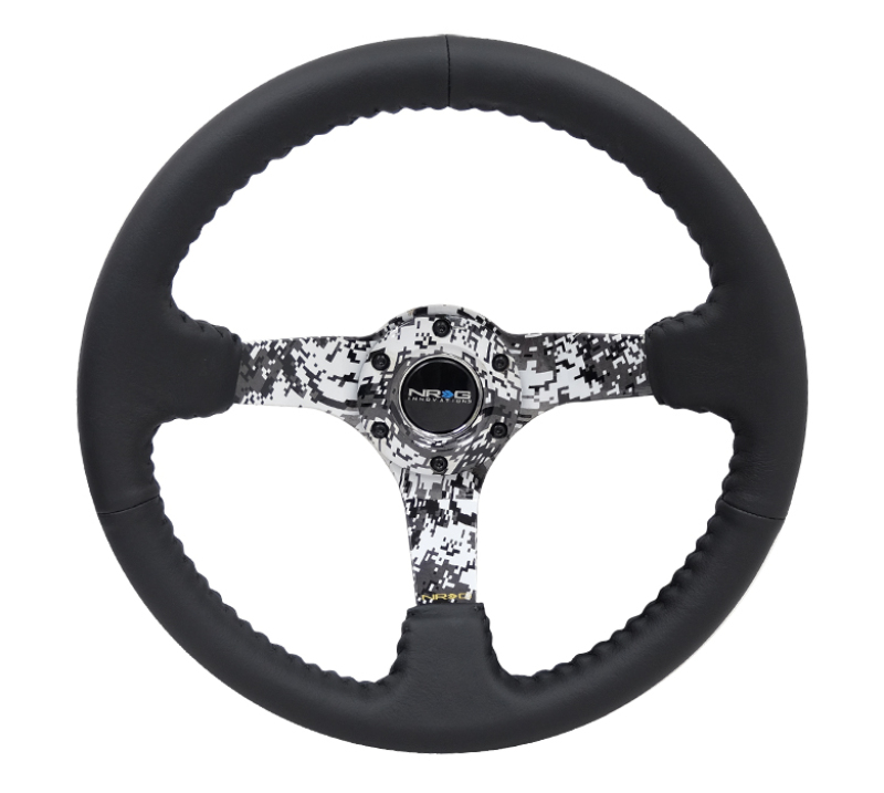 NRG RST-036DC-R Reinforced Sport Steering Wheel 350mm 3" Deep Hydro Dipped Camo