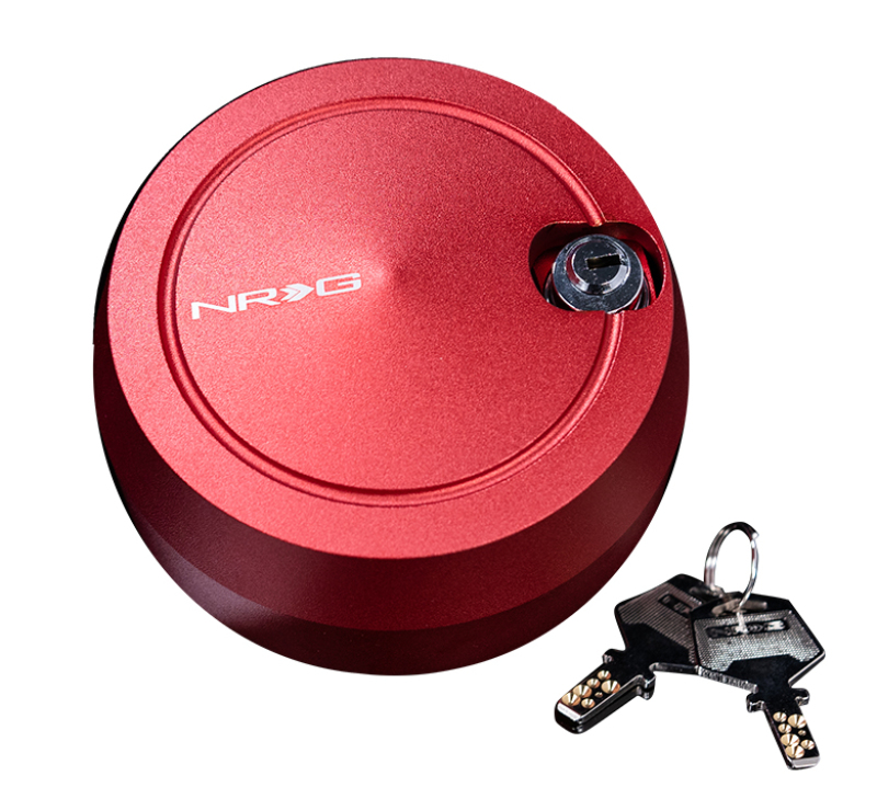NRG Innovations srk-201rd Quick Lock Spinner Red Finish Solid Steel Construction