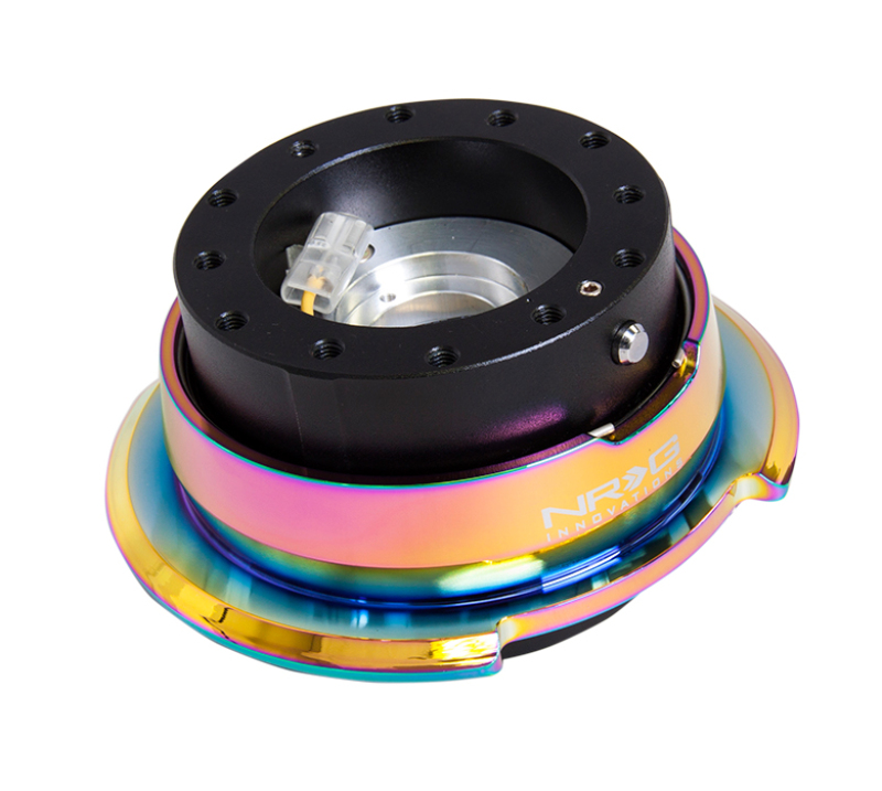 NRG Innovations SRK-280BK-MC Quick Release Gen 2.8 Black Body Neo Chrome Ring