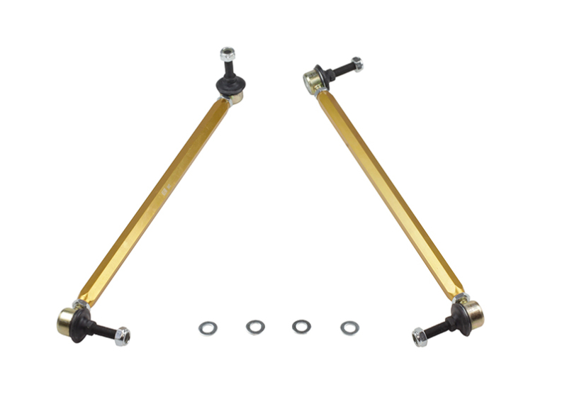 Whiteline 10+ Chevy Camaro FR Coupe Front Sway Bar - Link Assy H/D Adj Steel Ball (380mm C to C) - KLC177