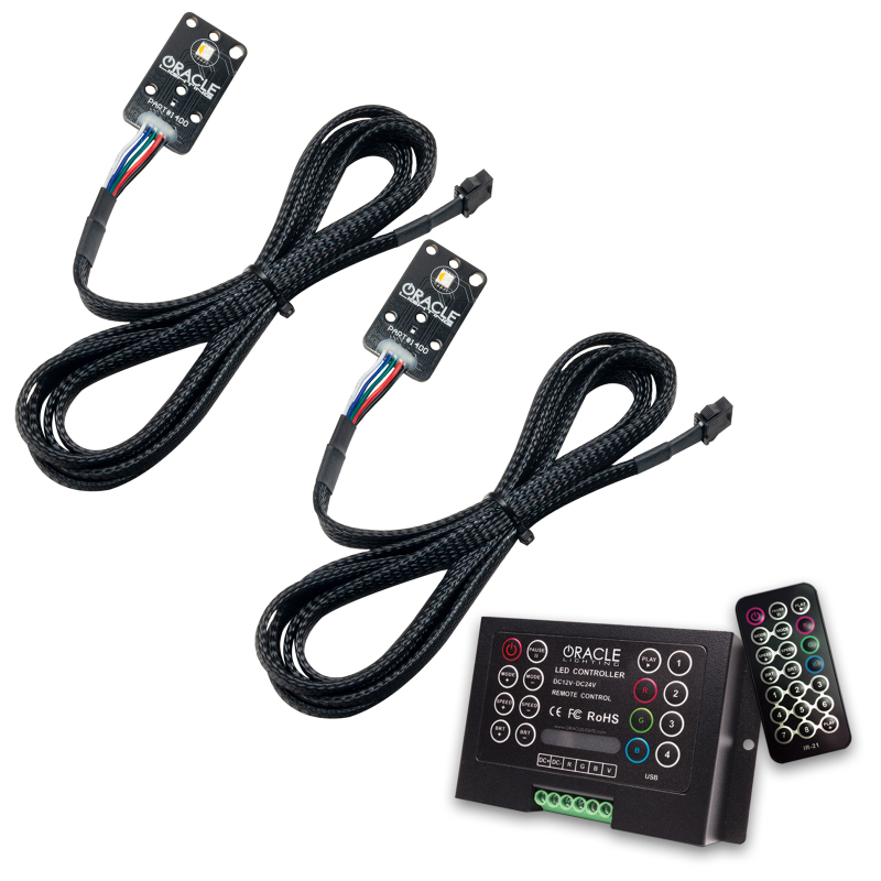 Oracle 20-21 Toyota Supra GR RGB+A Headlight DRL Upgrade Kit - ColorSHIFT 2 - 1400-333