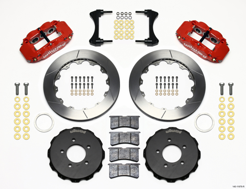 Wilwood 140-11978-R Forged Narrow Superlite 6R Front Big Brake Kit (Hat) NEW