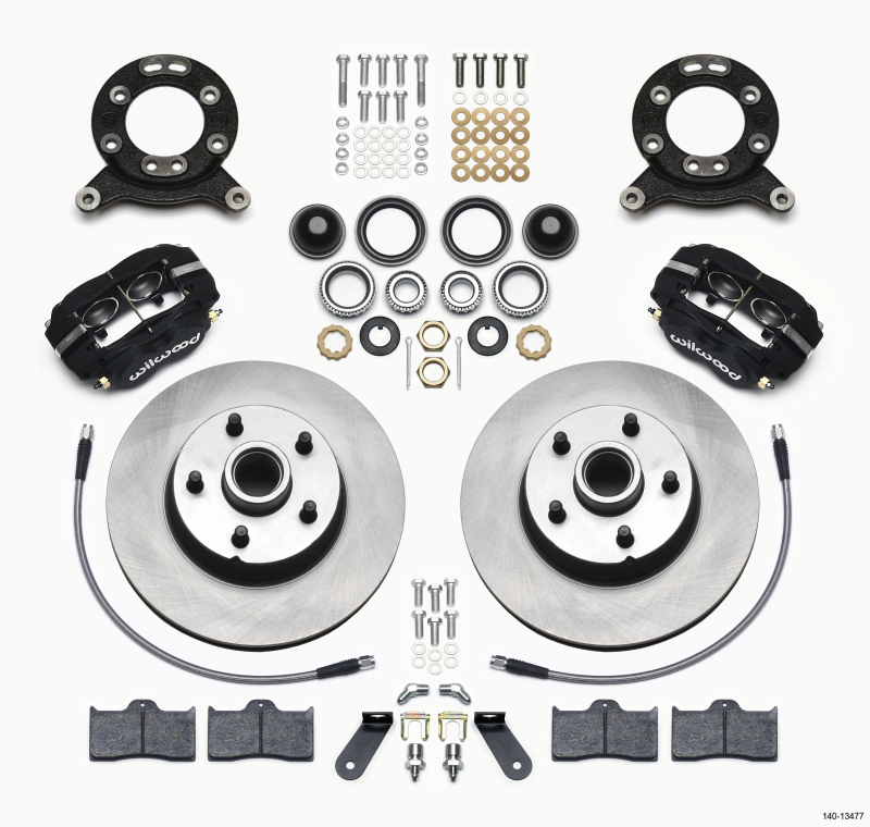 Wilwood 140-13477 Classic Series Dynalite Front Brake Kit For 1970 Fairlane NEW