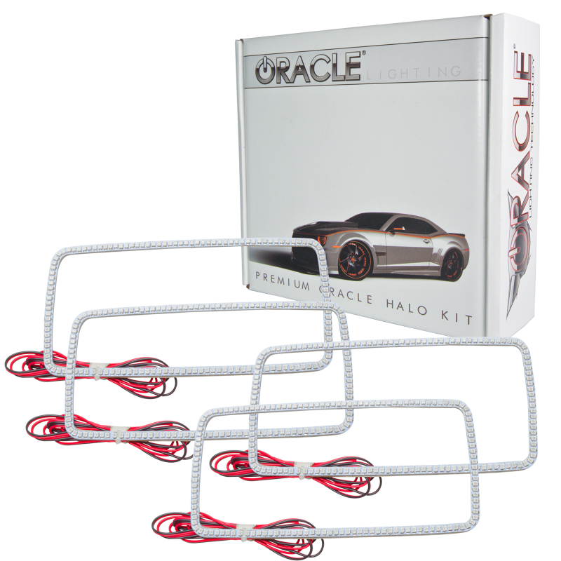 Oracle GMC Sierra 07-13 LED Halo Kit (New Square Ring Design) - White - 2629-001