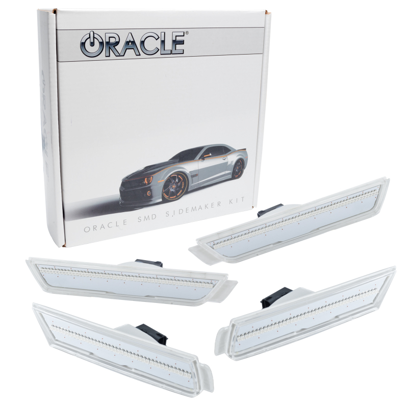 Oracle Lights 3101-019 SMD Concept Side Marker Kit - Clear For 2010-2012 Camaro