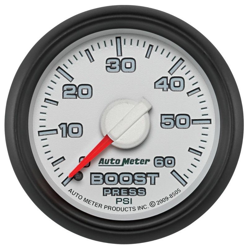 Auto Meter 8505 2-1/16" Boost Gauge Gen 3 Factory Match 60PSI For Dodge