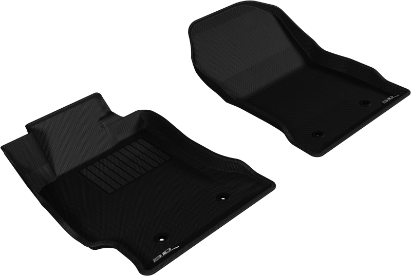3D MAXpider fits 2013-2019 Toyota/Subaru/Scion FR-S Kagu 1st Row Floormat - Black - L1SC00211509